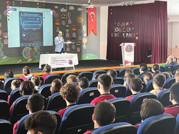 Our Department Faculty Member Assoc. Dr. Fatih ALTUN gave a talk at Karesi Necip Fazıl Kısakürek Secondary School