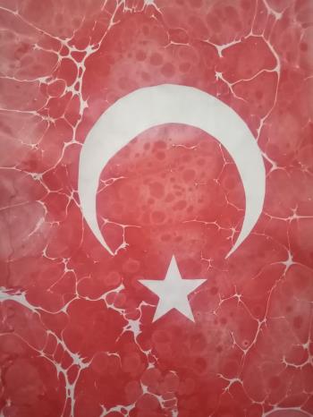 Meaningful Marbling Exhibition by Our Department Students on Atatürk Commemoration Day