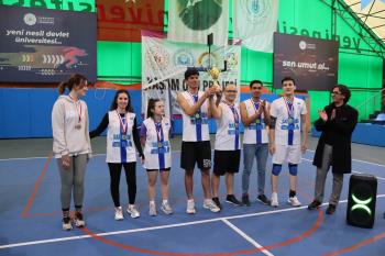 Sağlık Bilimleri Fakültesi Voleybol Turnuvası Final Maçını Yönetim Yıldızları takımı kazandı.