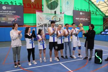 The Management Stars team won the final match of the Faculty of Health Sciences Volleyball Tournament.