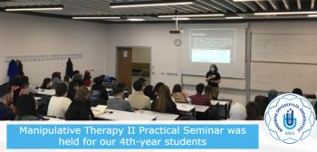 About Manipulative Therapy II Practical Seminar