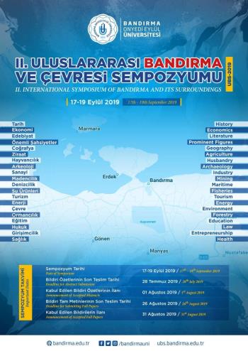 2nd International Symposium on Bandirma and Its Surroundings (UBS’19)