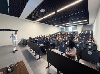 An Orientation Meeting Was Held for Our Department's First Year Students