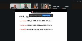 2025-2026 Eğitim-Öğretim Yılı Güz Dönemi’nde Klinik Uygulama-I Dersi Kapsamında Öğrencilerimizin Uygulama Yapacağı Kurumlar ile Yapılan Bilgilendirme Toplantısı Hakkında