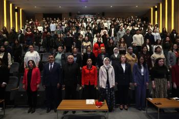 A panel discussion titled "Representation and Experiences of Women in Working Life" was organized.