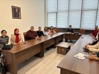 A meeting was held with research assistants regarding teaching, learning and accreditation processes