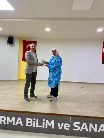 Our faculty member Assoc. Prof. Dr. Fikri KELEŞOĞLU gave a seminar on "Peer Politeness" at Bandırma BİLSEM.